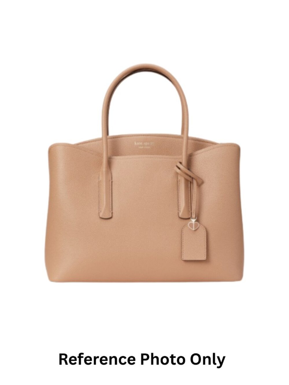 Kate Spade Margaux Large Satchel in Beige Leather - Pre-Loved